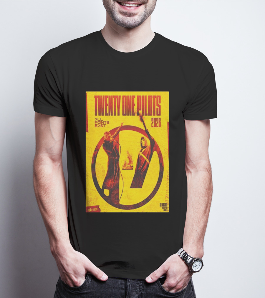 Twenty One Pilots All Points East 2026 Victoria Park London August 30 Tour T-Shirt