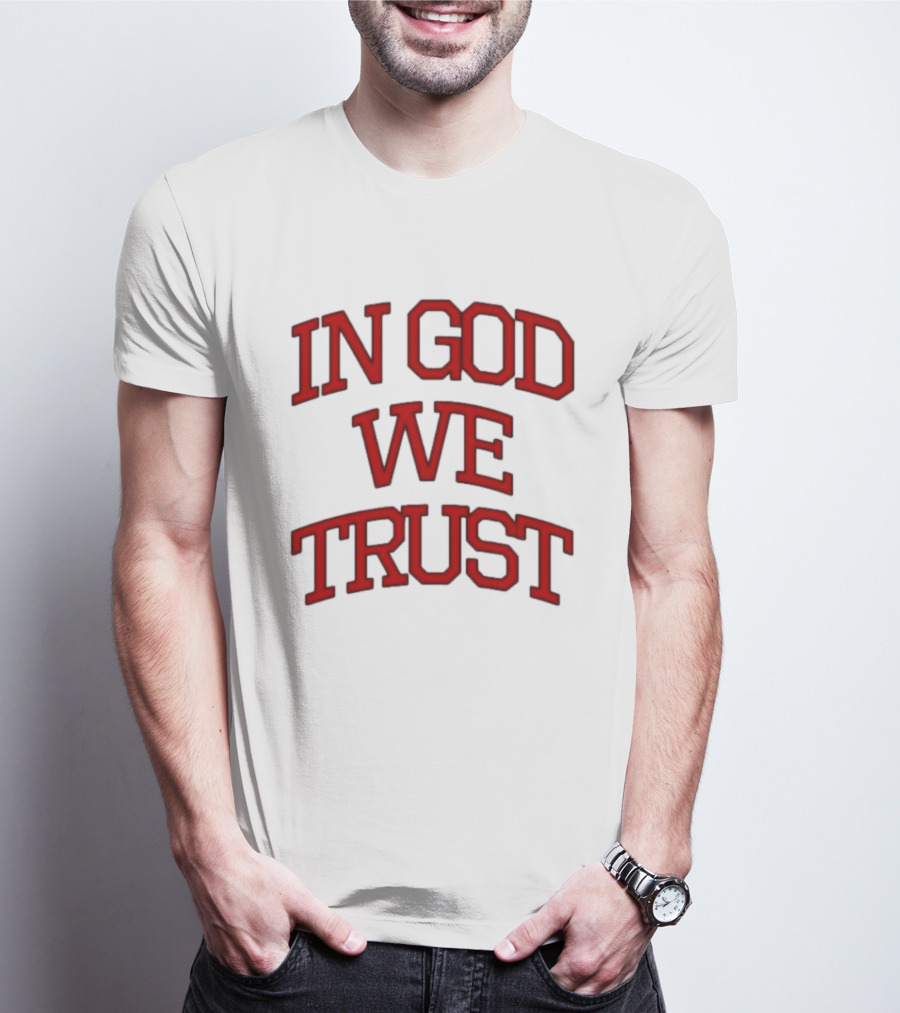 In God We Trust Bold Red T-Shirt