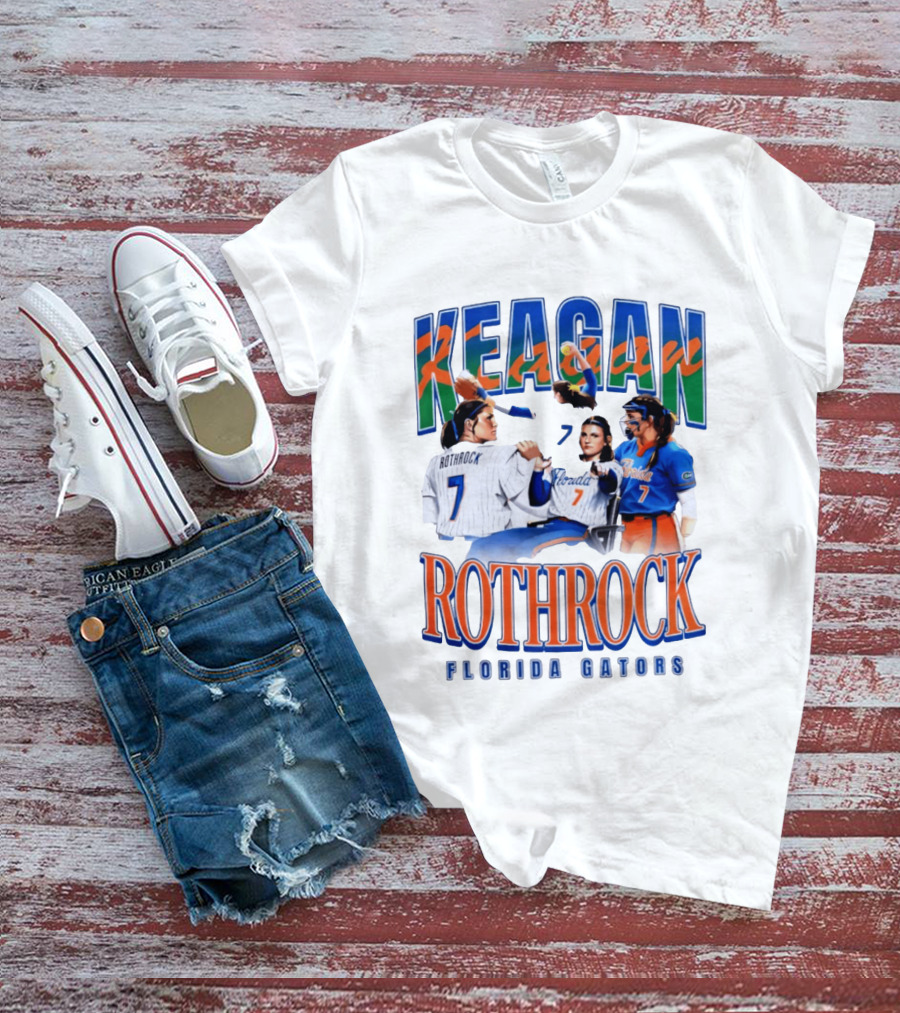 Keagan Rothrock Florida Gators Rothrock 7 Baseball Softball Athlete T-Shirt