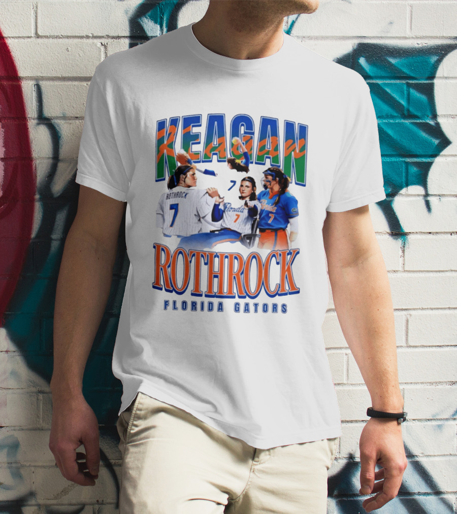 Keagan Rothrock Florida Gators Rothrock 7 Baseball Softball Athlete T-Shirt