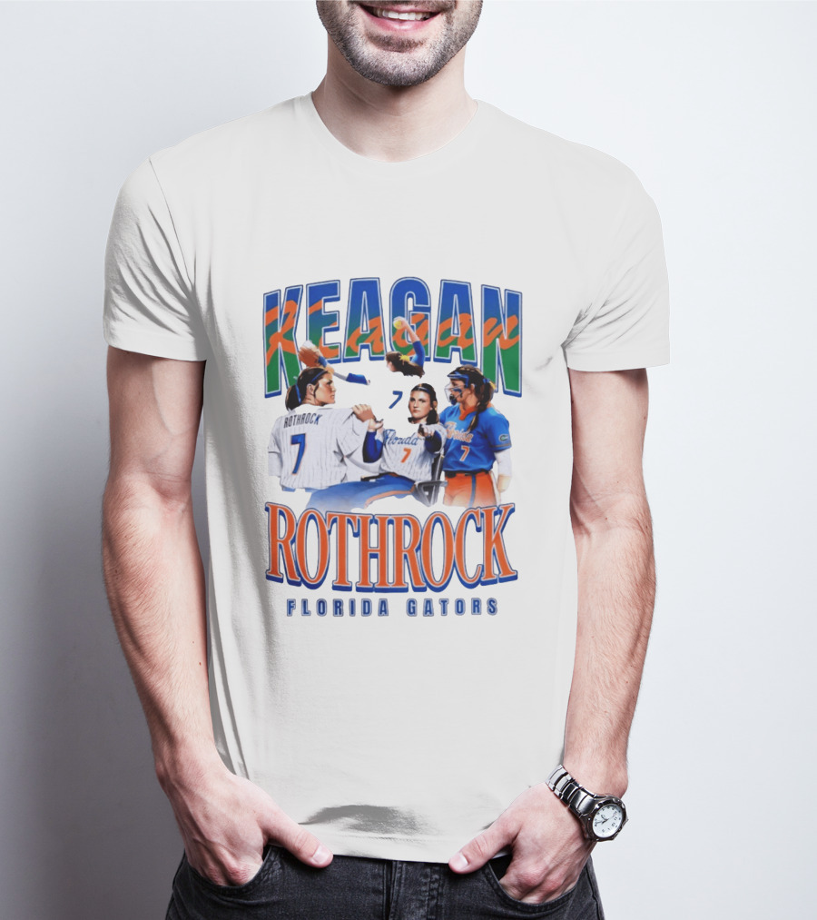 Keagan Rothrock Florida Gators Rothrock 7 Baseball Softball Athlete T-Shirt