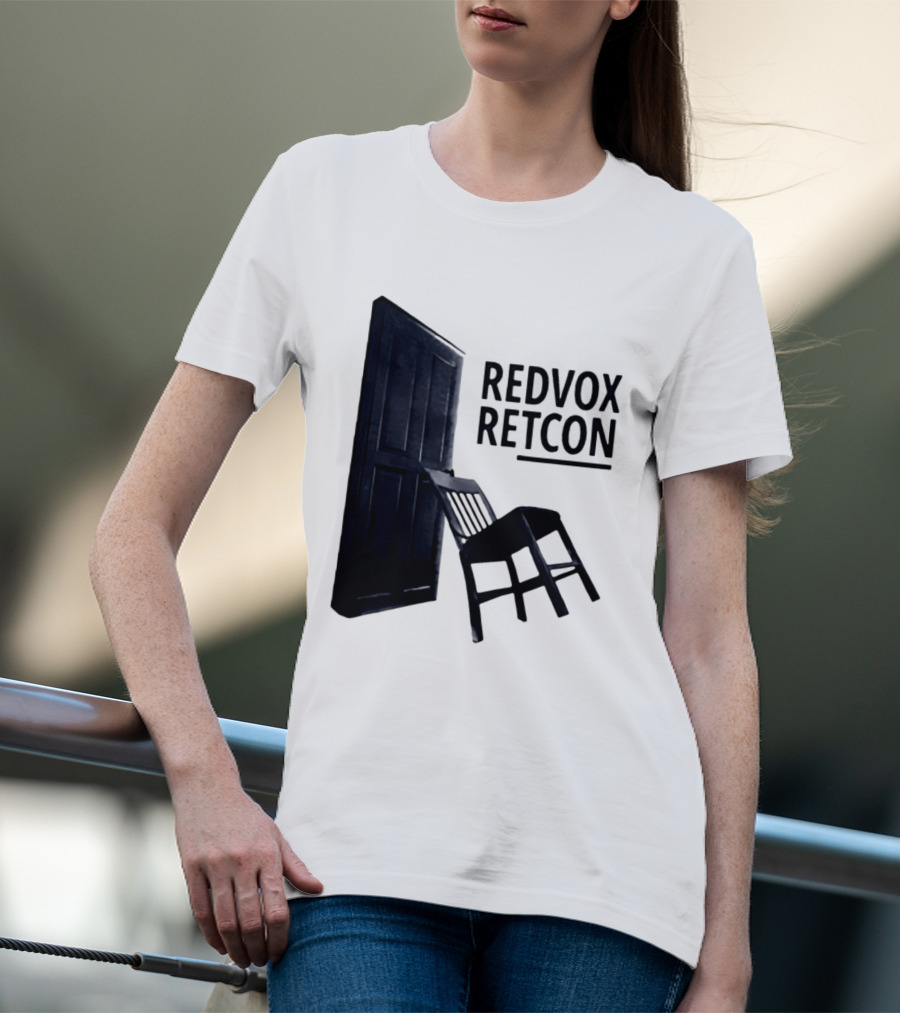 Red Vox Retcon Album Door And Chair T-Shirt
