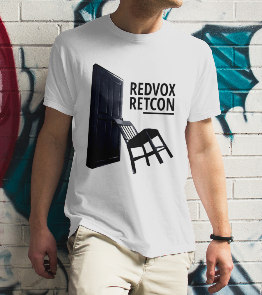 Red Vox Retcon Album Door And Chair T-Shirt