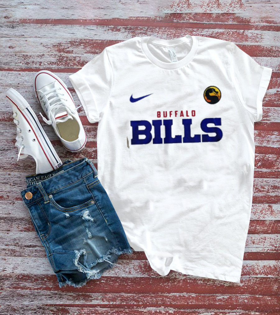 Nike Sub Zero Buffalo Bills Mortal Kombat Crossover Freeze Your Soul T-Shirt