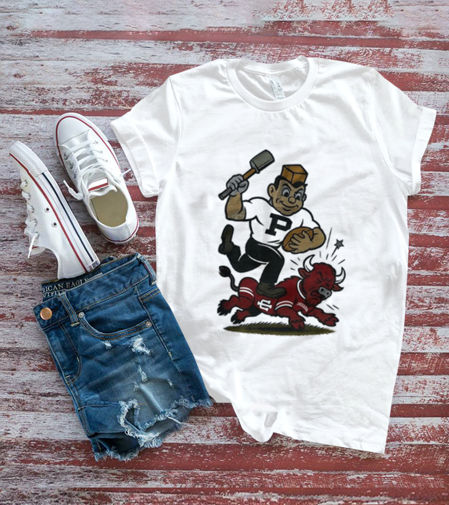 Purdue Boilermakers Crush Indiana Hoosiers NCAA Football Rivalry Victory T-Shirt