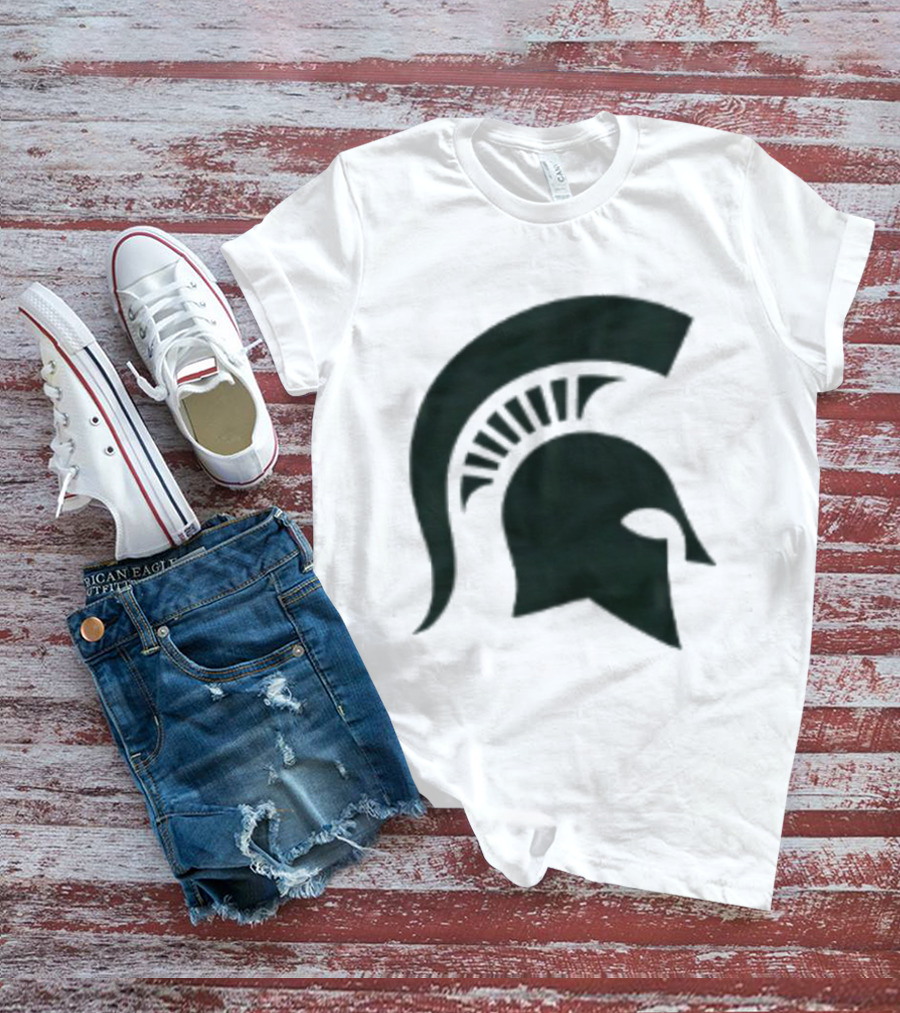 Michigan State Spartans Primary 2025 Iconic Spartan Helmet Trendy T-Shirt