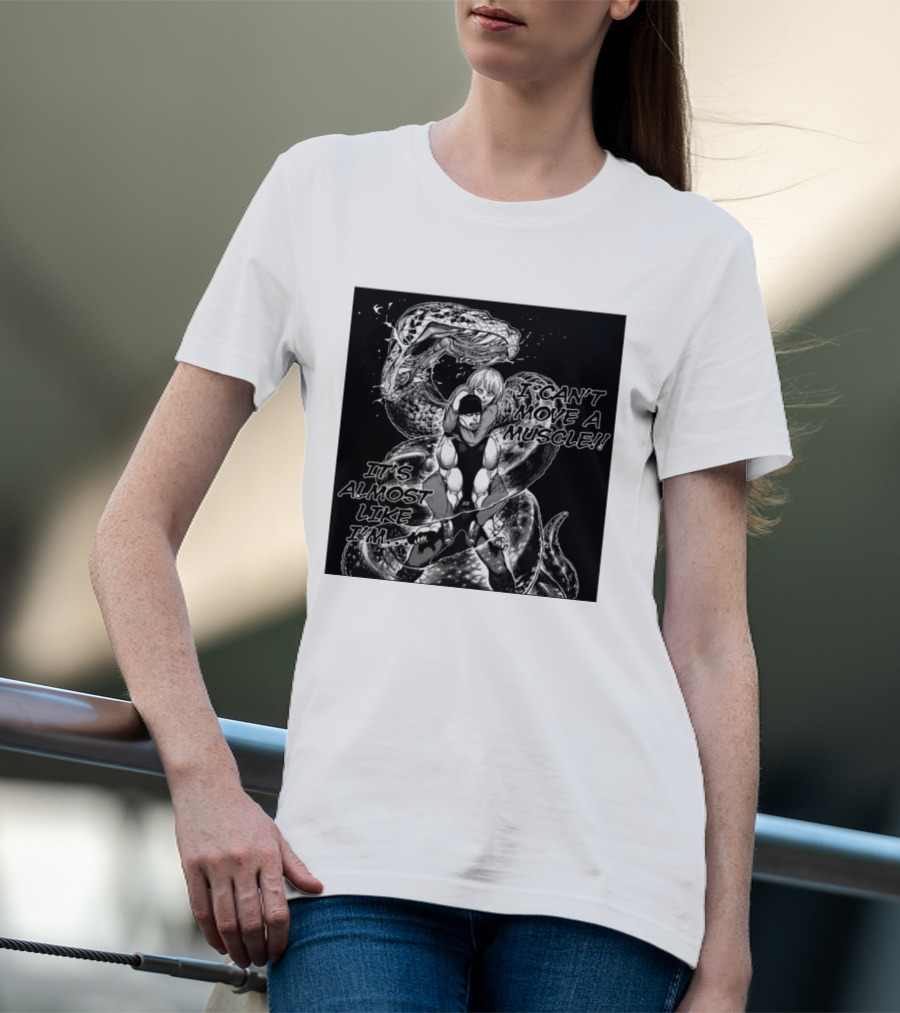 I Can't Move A Muscle It's Almost Like I'm Imai Cosmo Manga Snake Scene T-Shirt