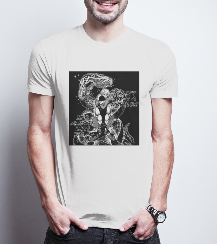 I Can't Move A Muscle It's Almost Like I'm Imai Cosmo Manga Snake Scene T-Shirt