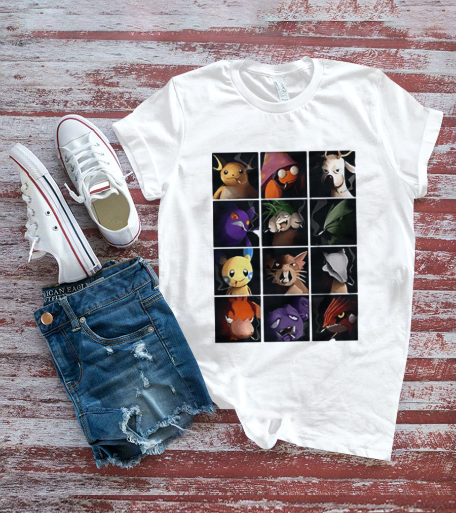 Pokemon Characters It Looks Just As Stupid When You Do It Smoking T-Shirt