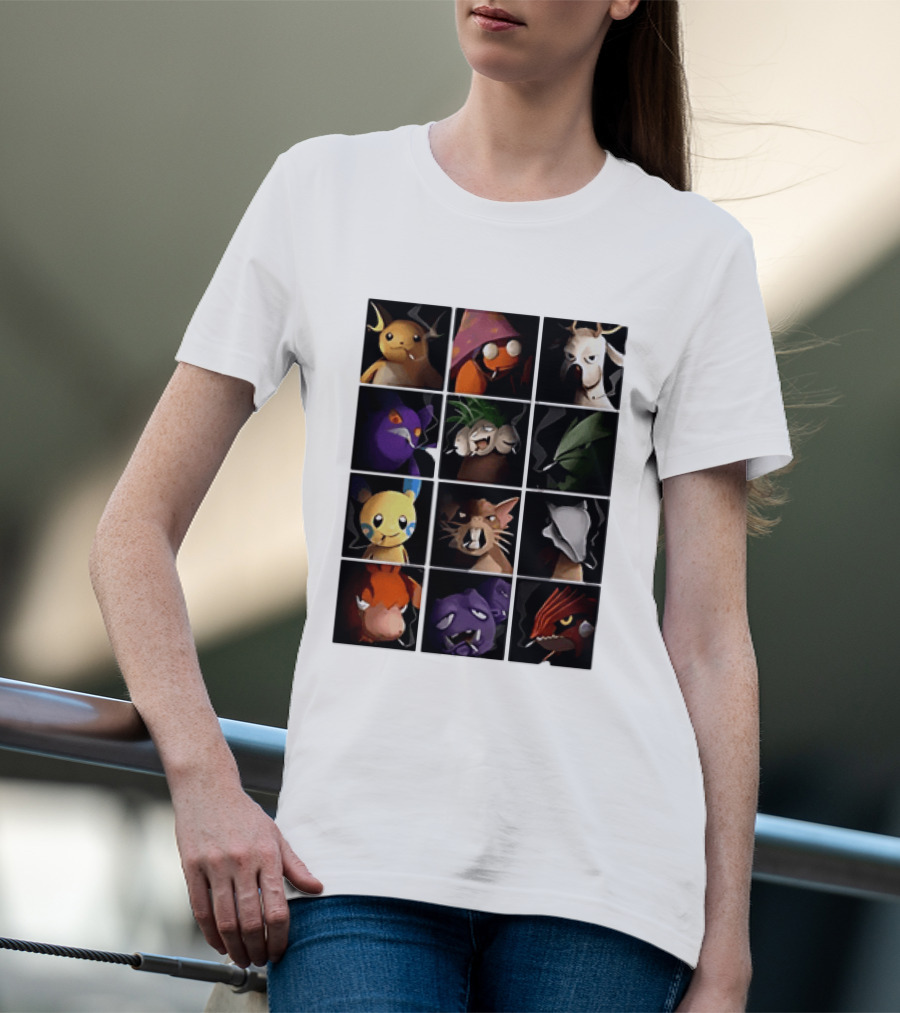 Pokemon Characters It Looks Just As Stupid When You Do It Smoking T-Shirt