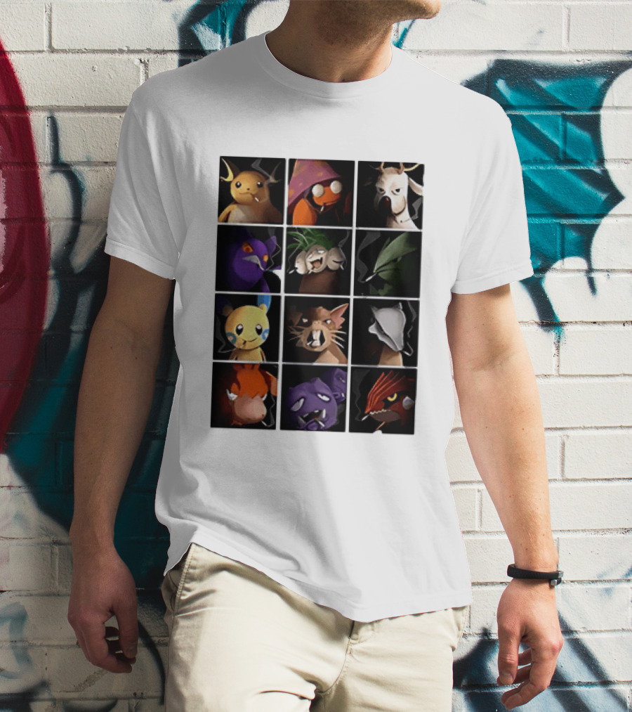 Pokemon Characters It Looks Just As Stupid When You Do It Smoking T-Shirt