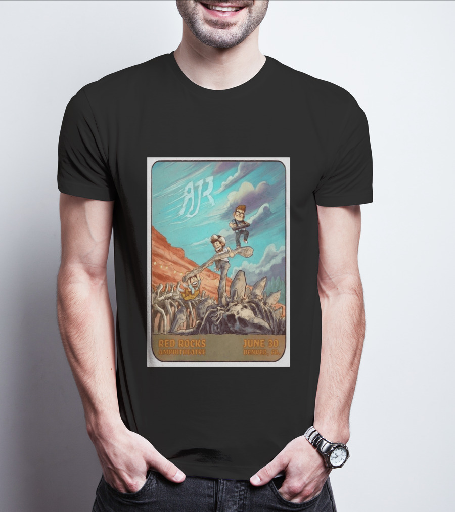 AJR Red Rocks Amphitheatre Denver June 30 2026 Morrison CO T-Shirt