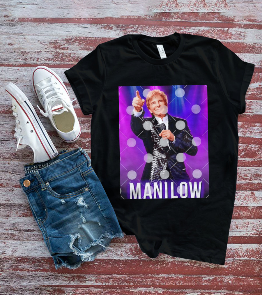 Barry Manilow Starry Stage Performance Concert T-Shirt