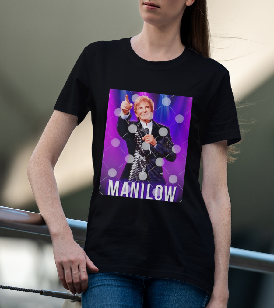 Barry Manilow Starry Stage Performance Concert T-Shirt