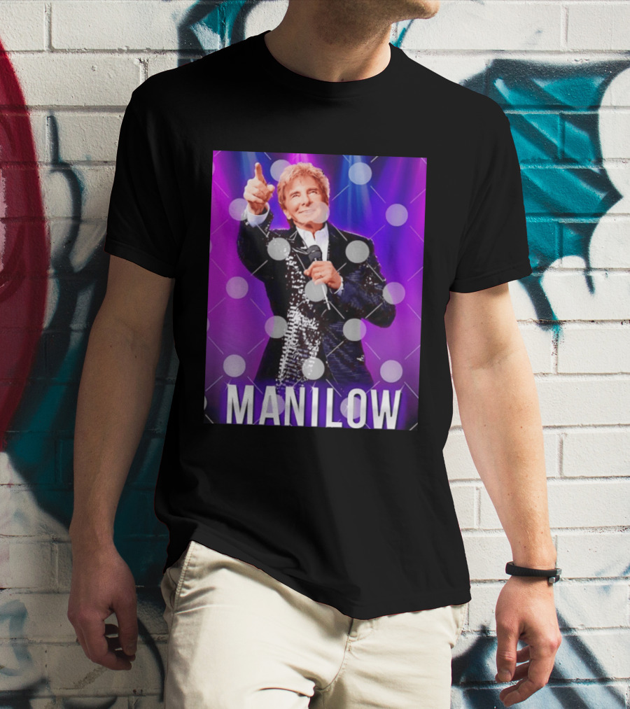 Barry Manilow Starry Stage Performance Concert T-Shirt