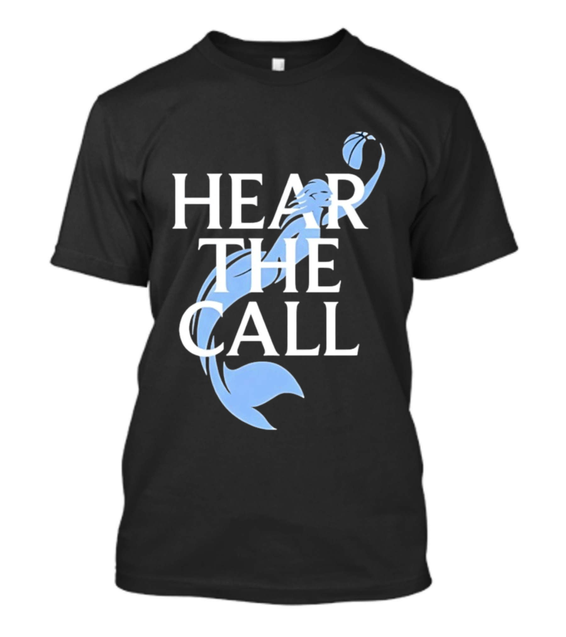 Hear The Call Mermaid Basketball Sports T-Shirt