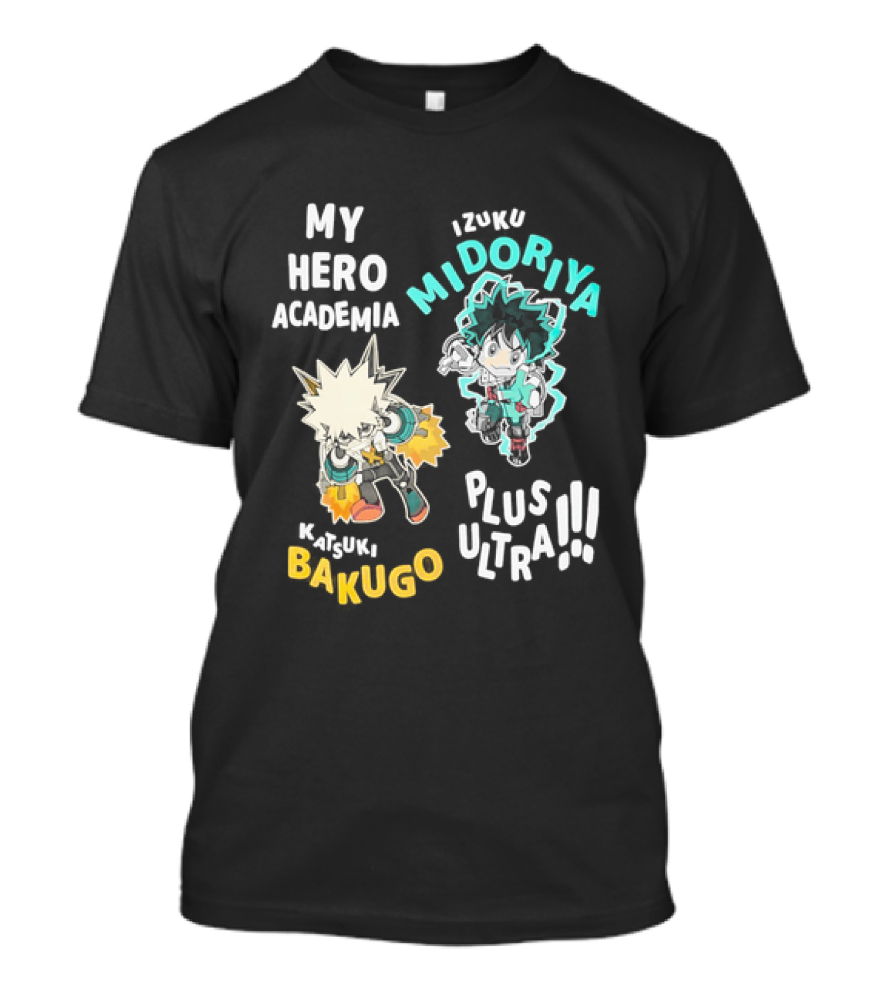 My Hero Academia Izuku Midoriya Katsuki Bakugo Plus Ultra T-Shirt