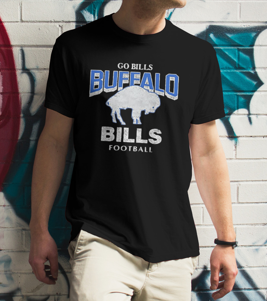 Go Bills Buffalo Bills Football History T-Shirt