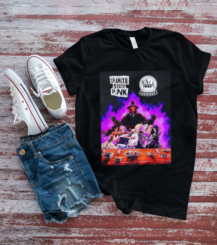 Granite State Punk Mike Wieringo Comic Book Industry Awards Nominee Vibrant Comic T-Shirt