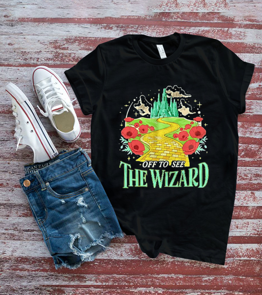 Off To See The Wizard Yellow Brick Road Fantasy Longsleeve T-Shirt