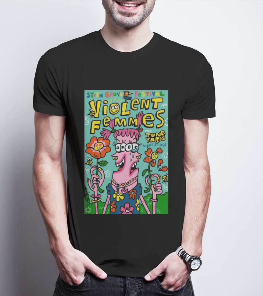 Stern Grove Festival Violent Femmes Tune Yards August 2 2026 San Francisco T-Shirt