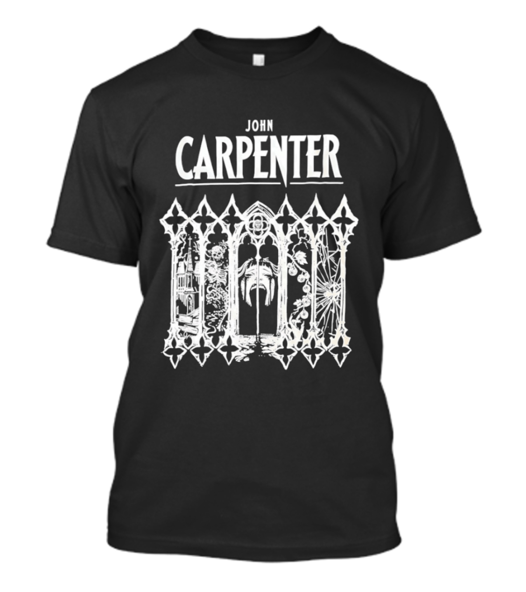 John Carpenter Gothic Horror Film Archway T-Shirt