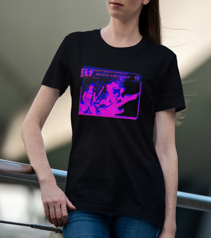 L7 Bricks Are Heavy Band Grunge Alternative Rock Album Cover T-Shirt