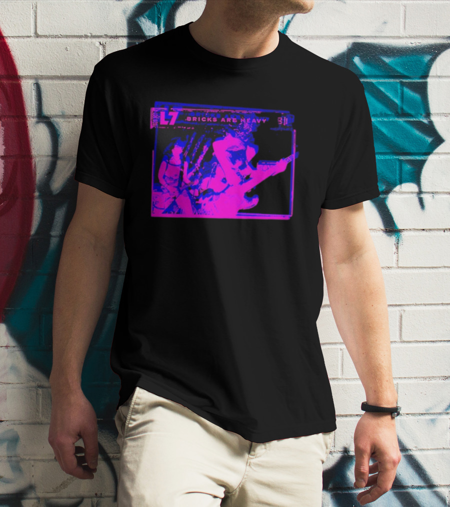 L7 Bricks Are Heavy Band Grunge Alternative Rock Album Cover T-Shirt