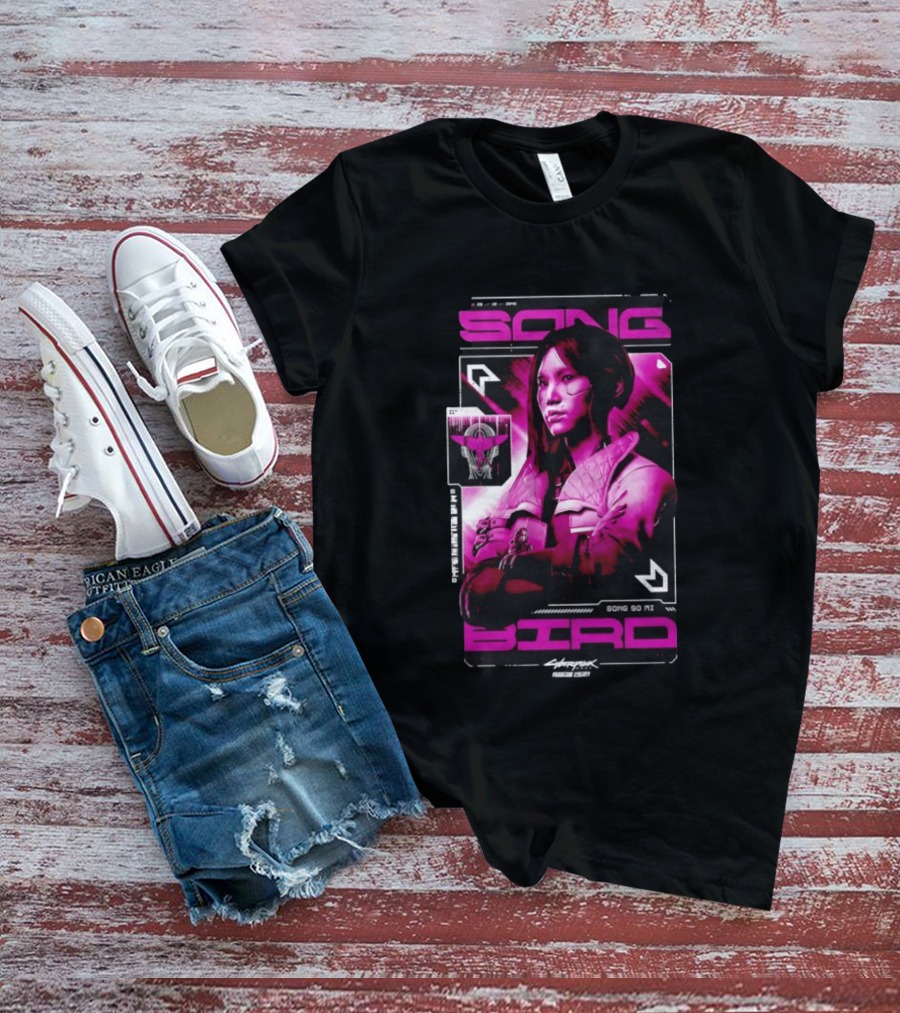 Songbird Song So Mi Cyberpunk 2077 Phantom Liberty T-Shirt