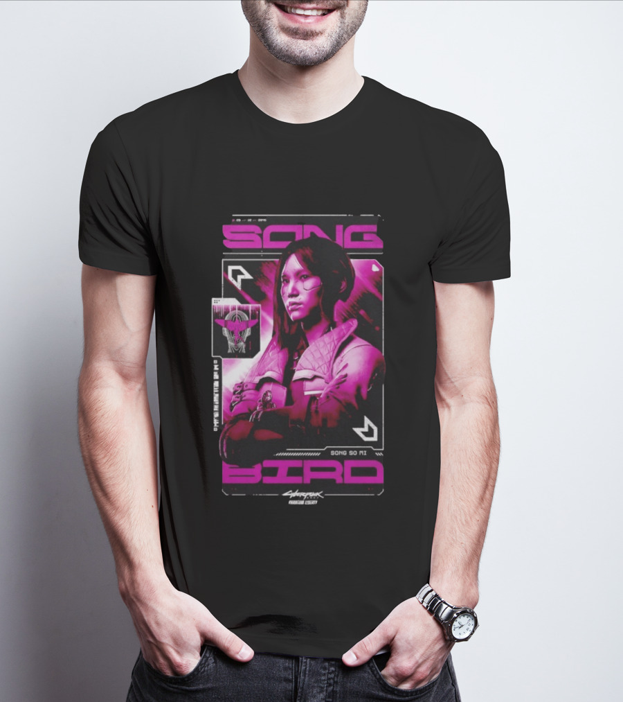 Songbird Song So Mi Cyberpunk 2077 Phantom Liberty T-Shirt