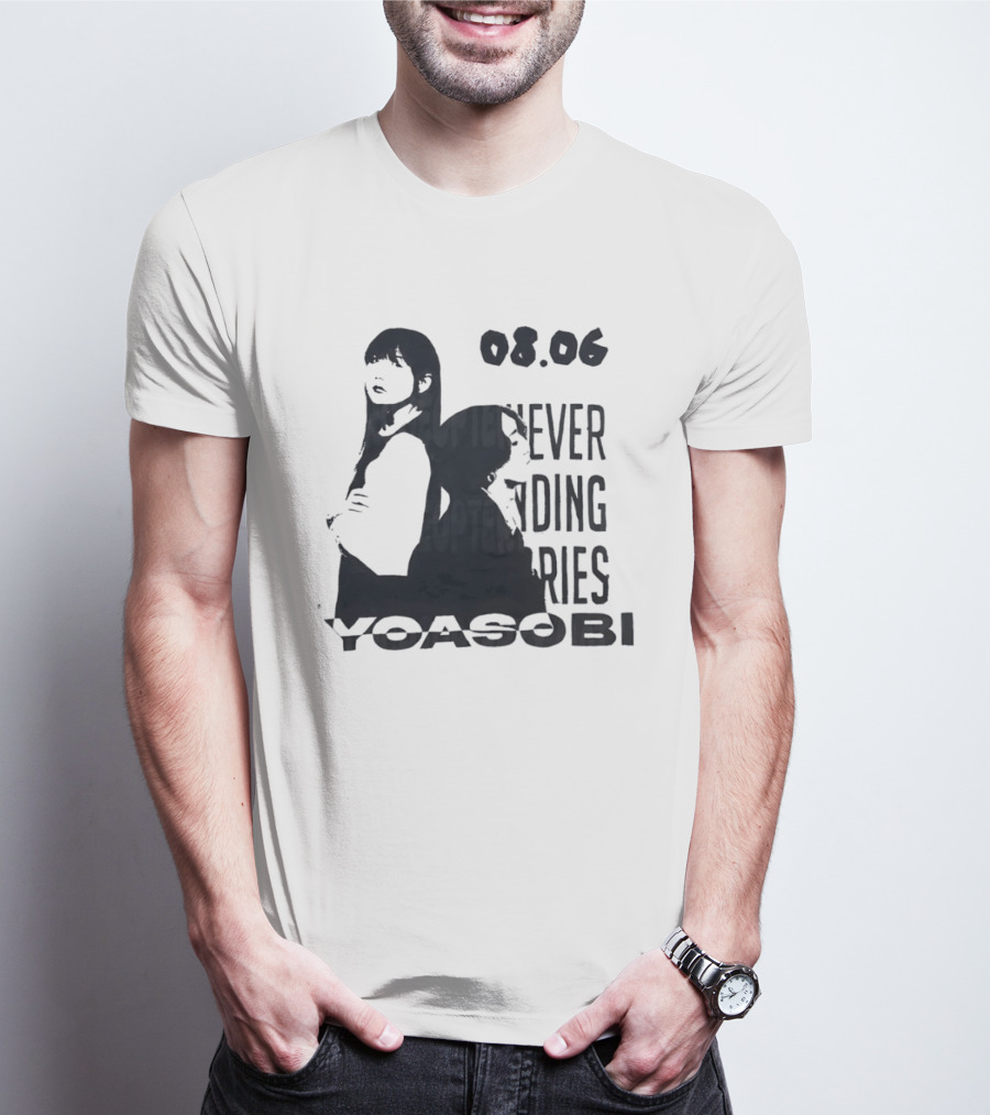 Yoasobi Never Ending Stories 08.06 J Pop Duo T-Shirt
