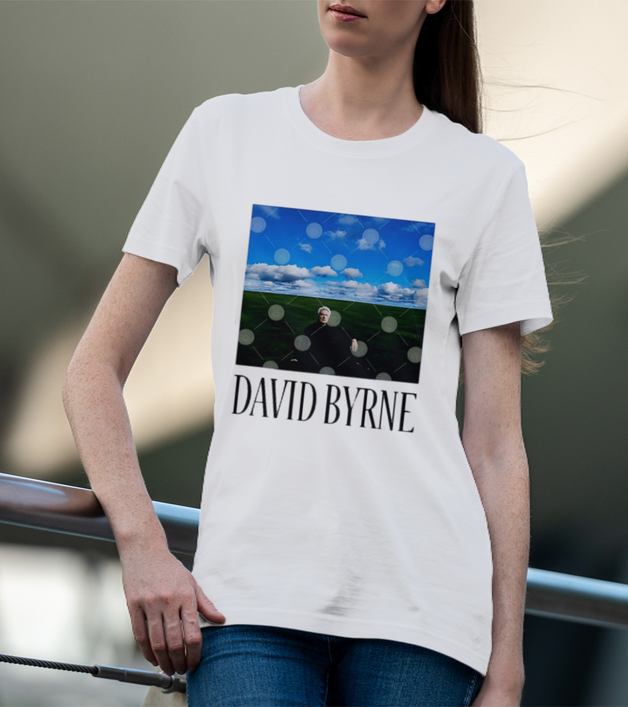 David Byrne Musician Scenic Landscape T-Shirt