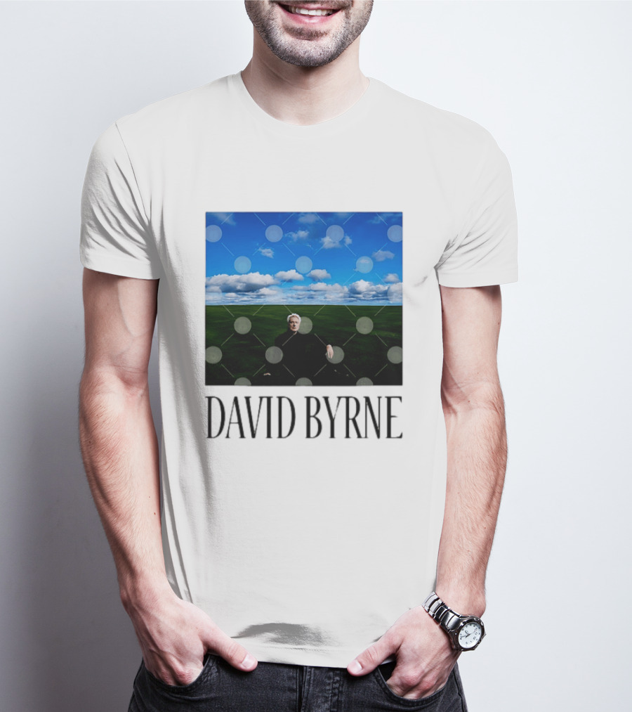David Byrne Musician Scenic Landscape T-Shirt