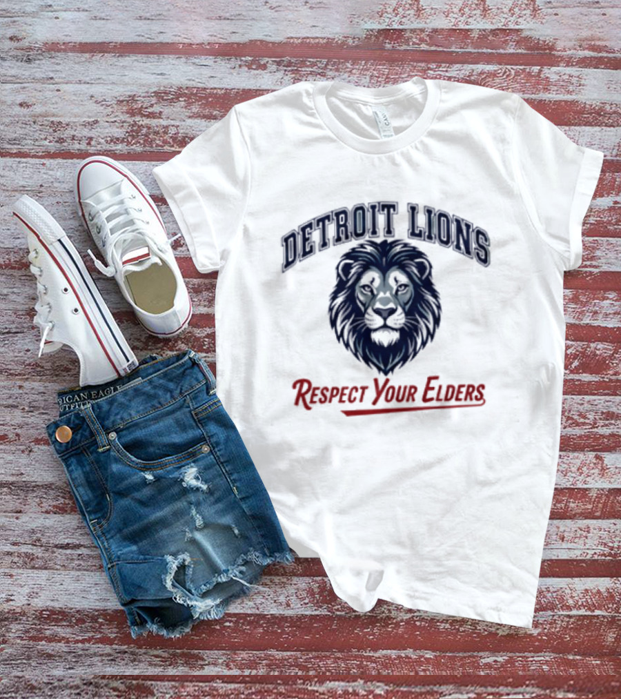 Detroit Lions Respect Your Elders T-Shirt