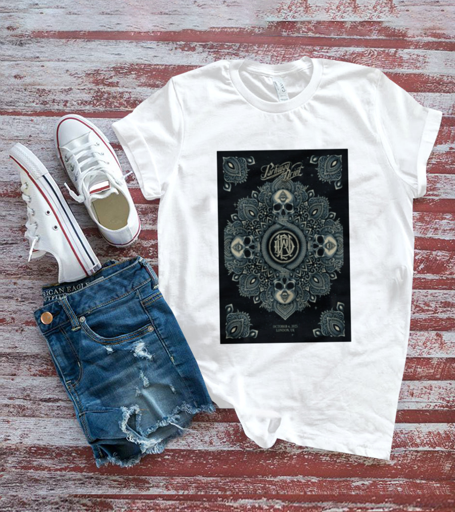 Parkway Drive Tour London UK October 4 2025 Mandala And Skull T-Shirt