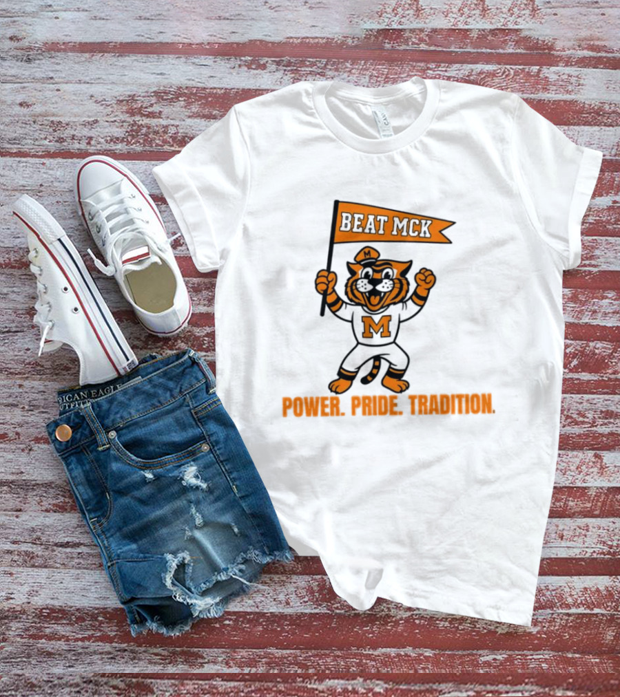 Beat McK Massillon Tigers Football Power Pride Tradition T-Shirt