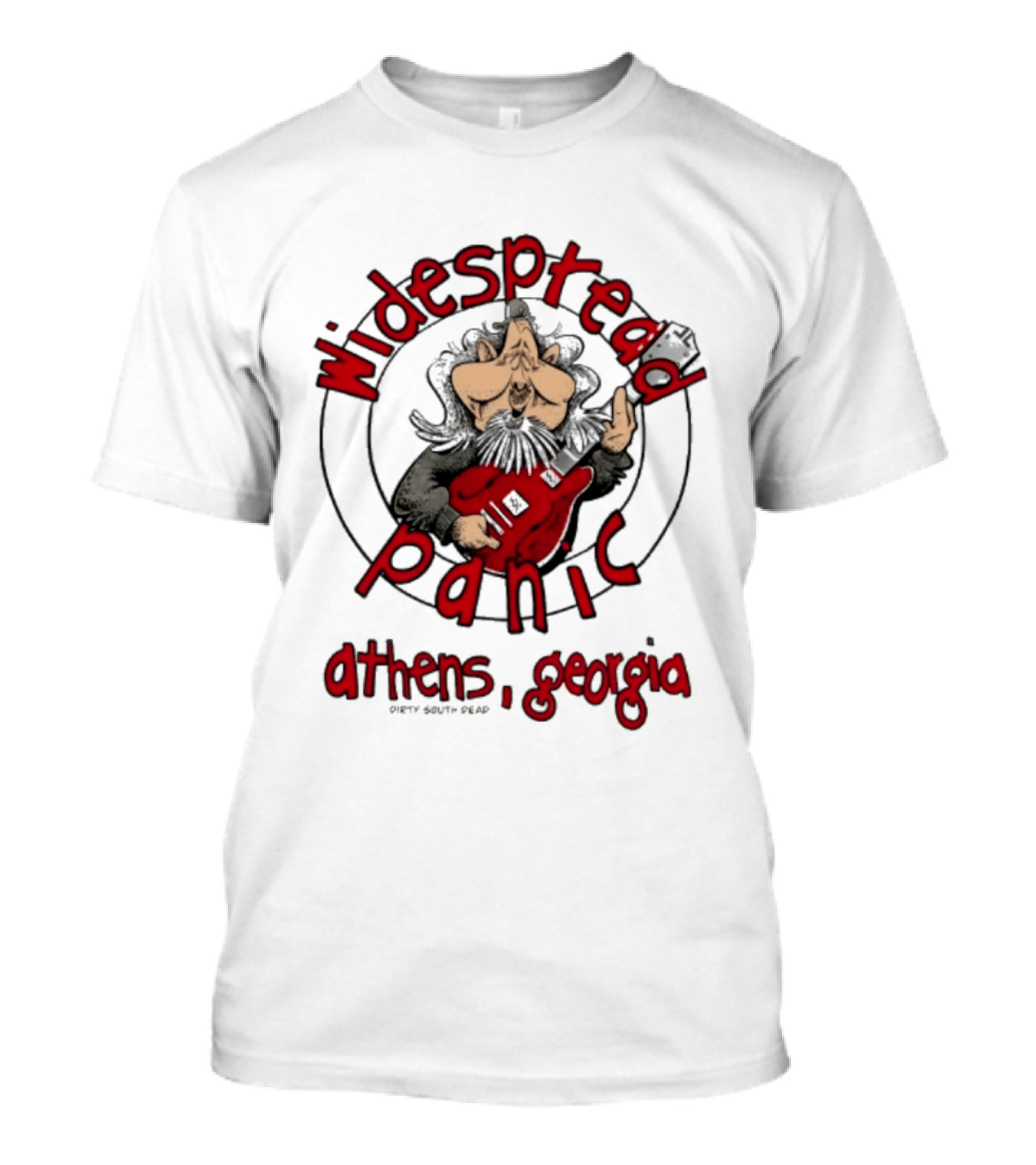 Widespread Panic Athens Georgia Spreadneck Dirty South Dead Gourmet T-Shirt