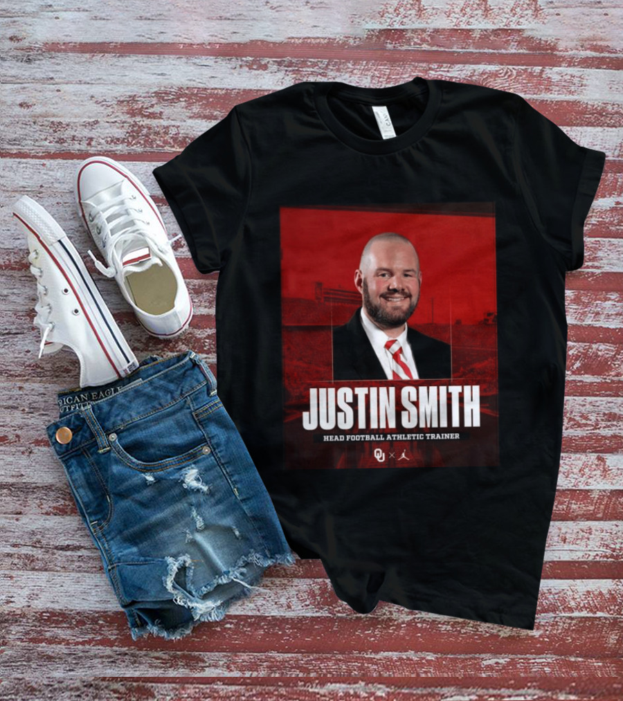 Justin Smith Oklahoma Head Football Athletic Trainer OU T-Shirt