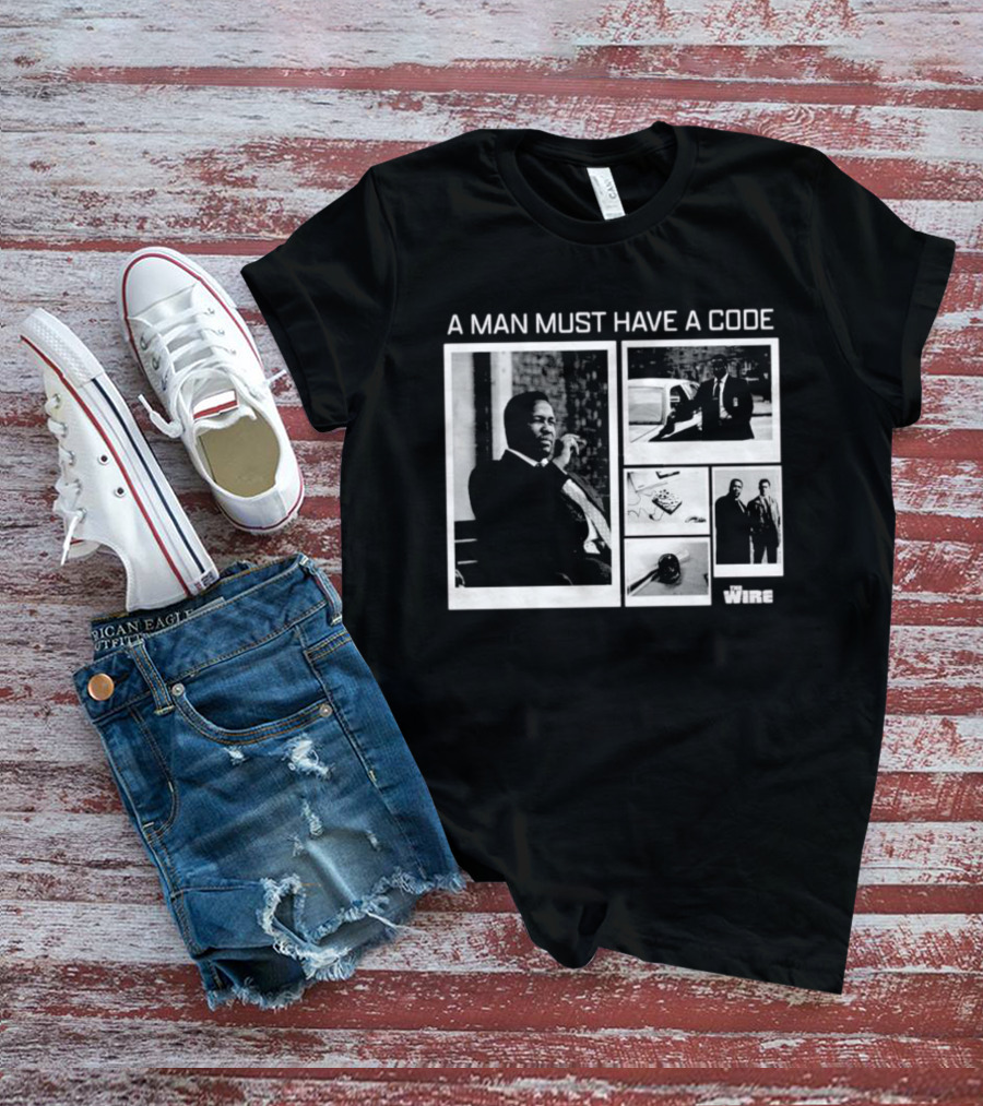 A Man Must Have A Code The Wire Oversized T-Shirt