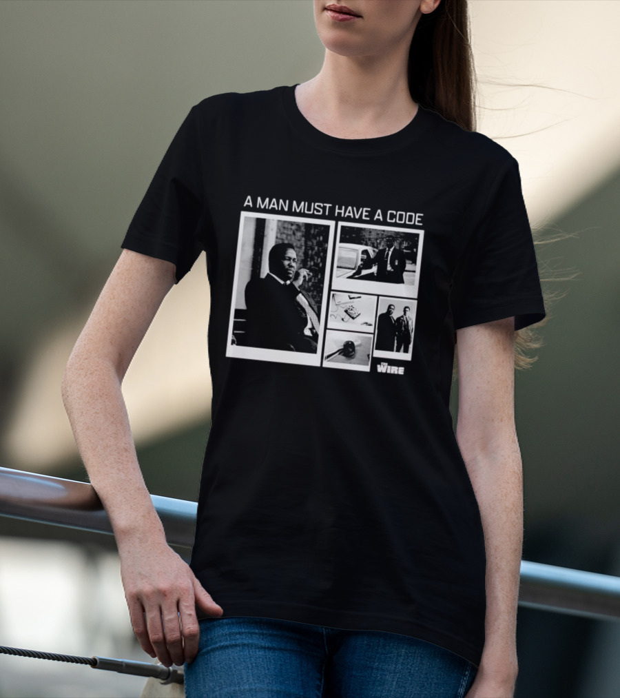 A Man Must Have A Code The Wire Oversized T-Shirt