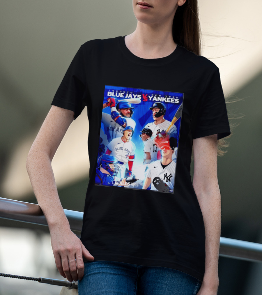 Toronto Blue Jays Vs New York Yankees ALDS 2025 MLB Showdown T-Shirt