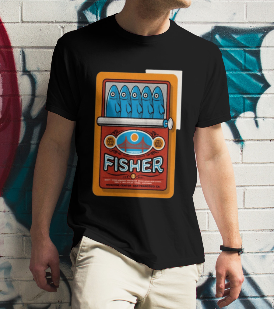 Fisher Moscone Center San Francisco December 19 20 2025 Vintage Pop T-Shirt