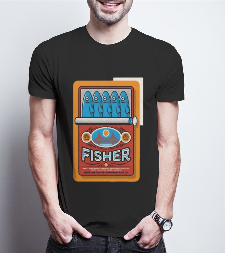 Fisher Moscone Center San Francisco December 19 20 2025 Vintage Pop T-Shirt