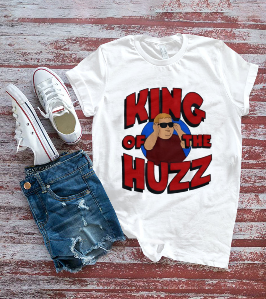 King Of The Huzz Iconic Retro Humor Vibe T-Shirt