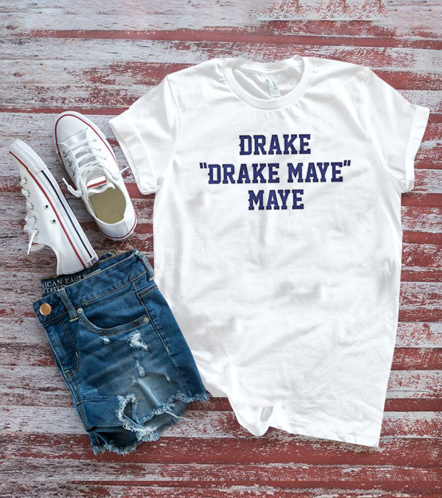 Drake "Drake Maye" Maye Classic New England Patriots Football T-Shirt