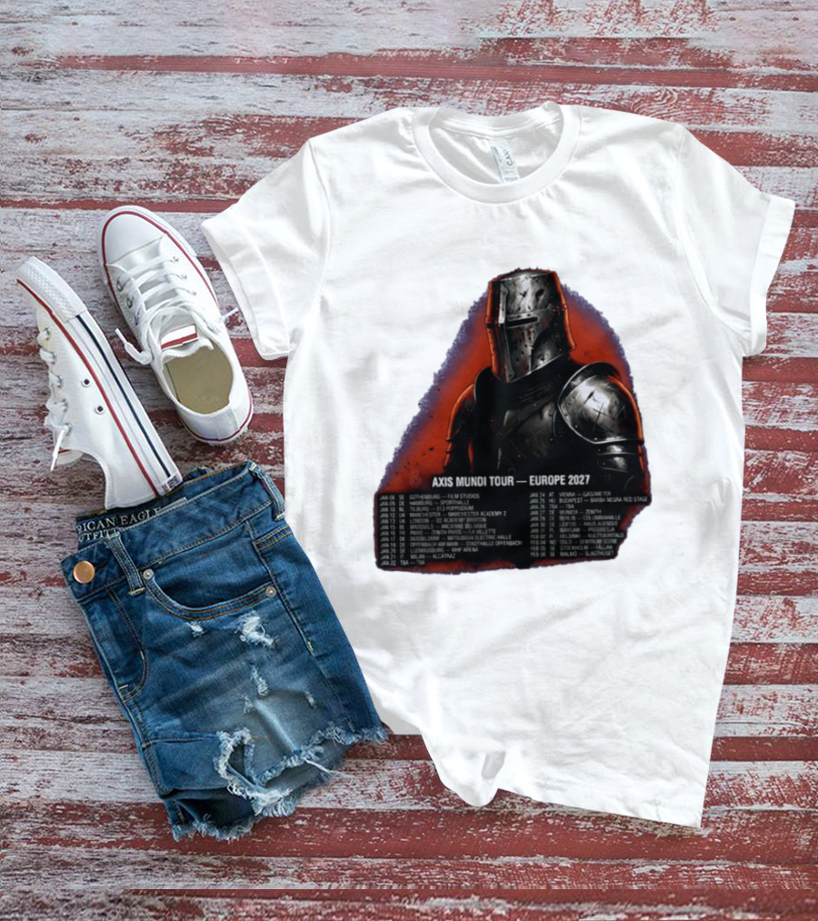 Imminence August Burns Red Axis Mundi Tour 2027 Europe Knights T-Shirt