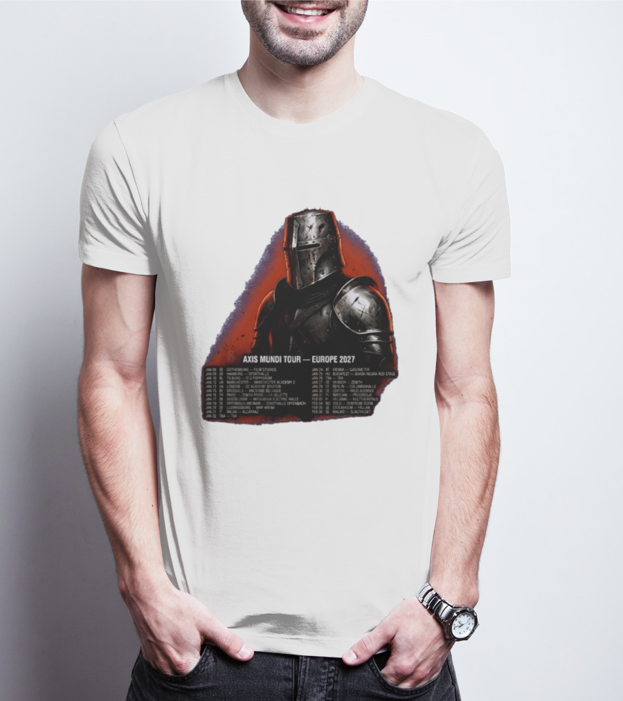 Imminence August Burns Red Axis Mundi Tour 2027 Europe Knights T-Shirt