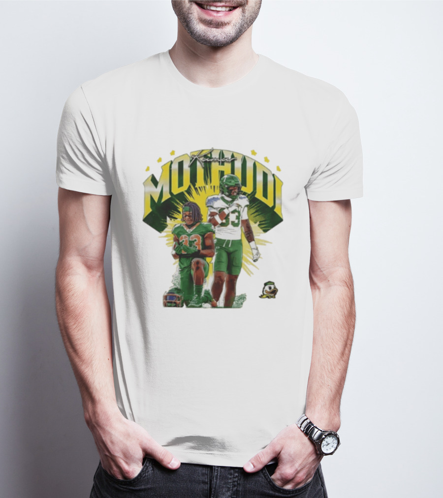 Kamar Mothudi Oregon Ducks Linebacker 33 Football Player T-Shirt