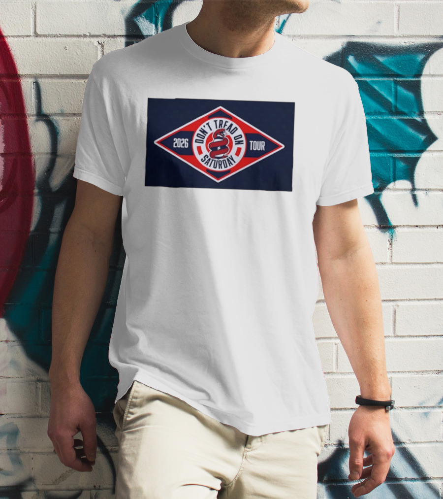 Don't Tread On Saturday 2026 Tour Snake Emblem College Football T-Shirt