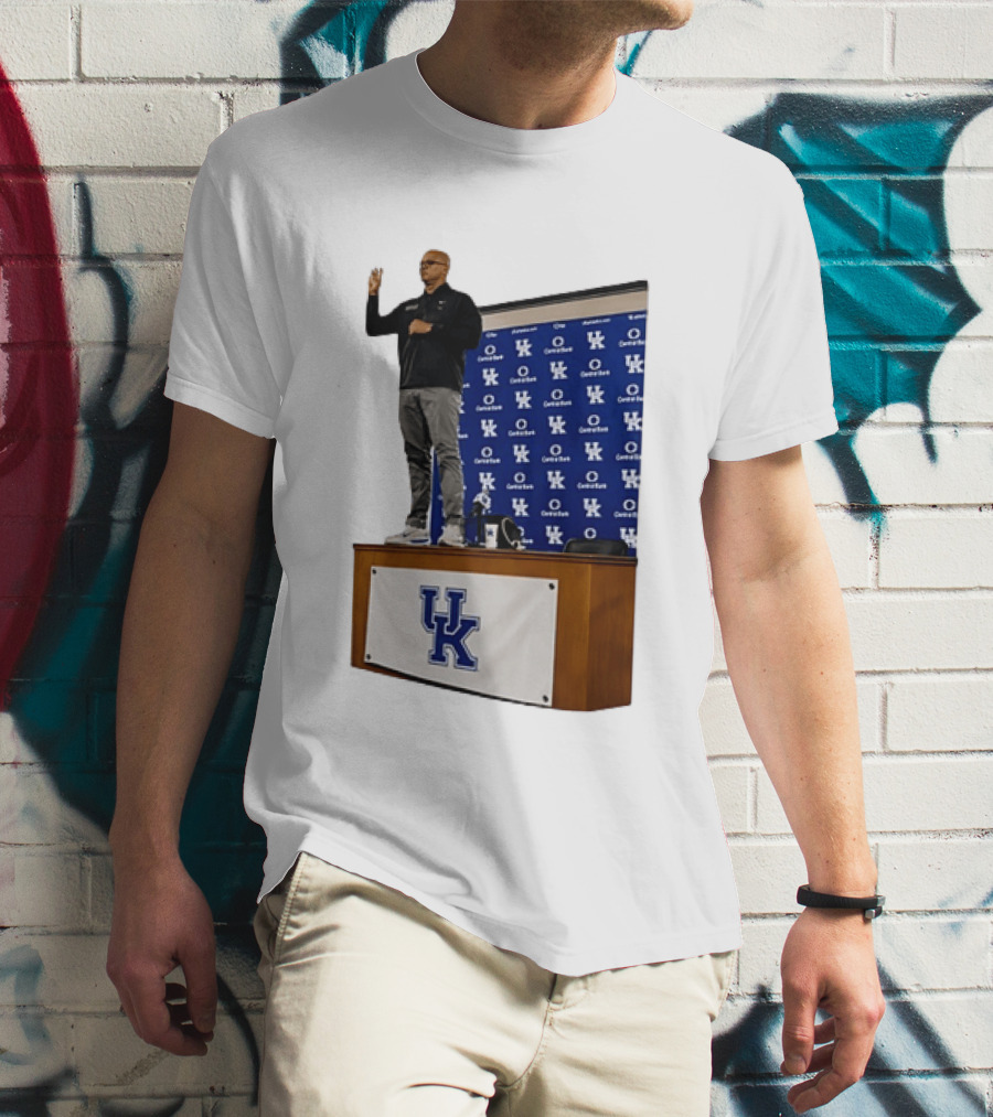 Mark Pope UK Wildcats Kentucky Basketball Coach Press Conference T-Shirt